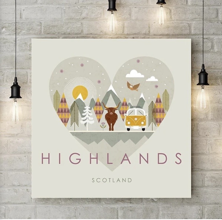 Highlands canvas